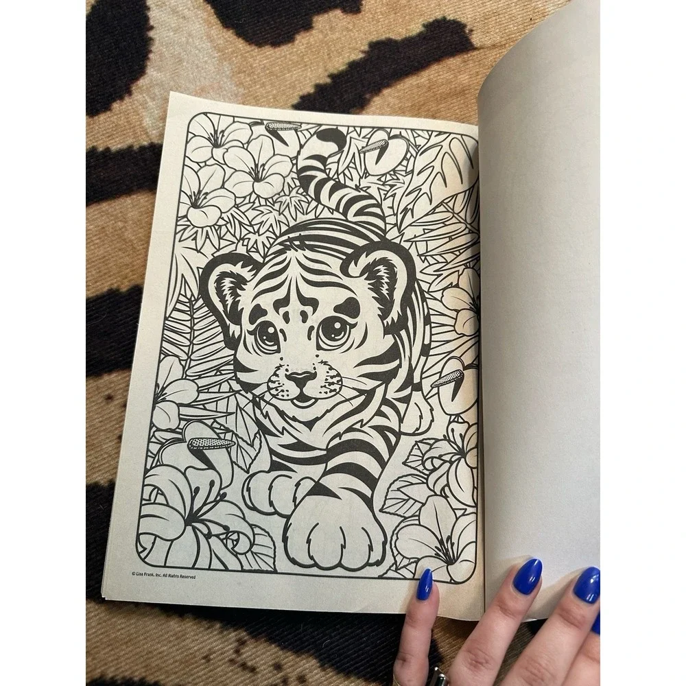 Lisa Frank 90s Y2K Jumbo Activity Book‎ Unused